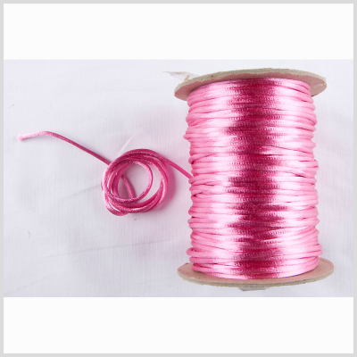 1mm Shocking Pink Rattail Cord | Mood Fabrics