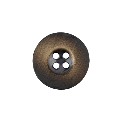 Italian Pewter 4-Hole Metal Coat Button - 32L/20mm | Mood Fabrics