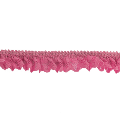 Rosebloom Ruffled Stretch Lace Trimming - 1