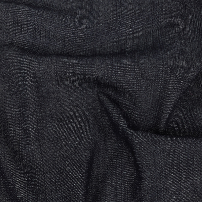 Flexible Dark Navy Cotton Denim Twill | Mood Fabrics