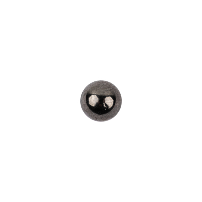 Spherical Silver Ball Shank Back Button - 12L/7.5mm | Mood Fabrics
