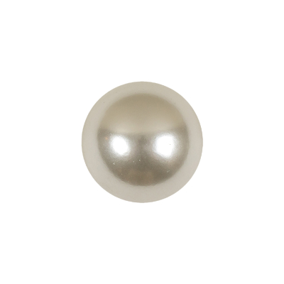 Vintage Pearl Domed Shank Back Plastic Button - 28L/18mm | Mood Fabrics