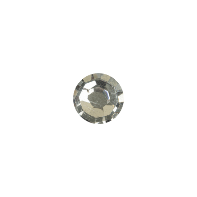 Vintage Transparent Faceted Rhinestone Button - 16L/10mm | Mood Fabrics