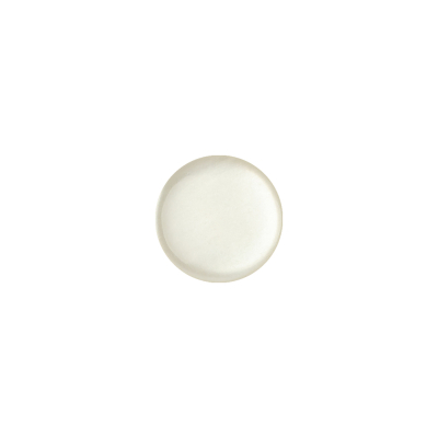 Vintage Ivory Pearlescent Flat Shank Back Plastic Button - 18L/11.5mm | Mood Fabrics