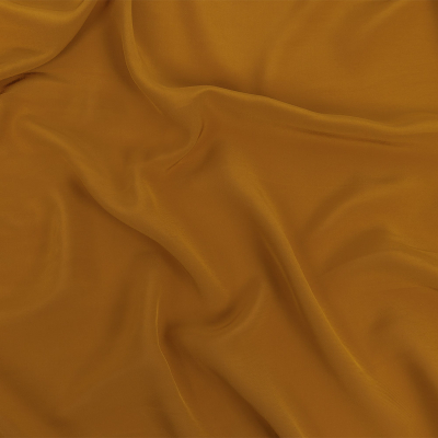 Famous Australian Designer Butterscotch Crepe de Chine Viscose Lining | Mood Fabrics