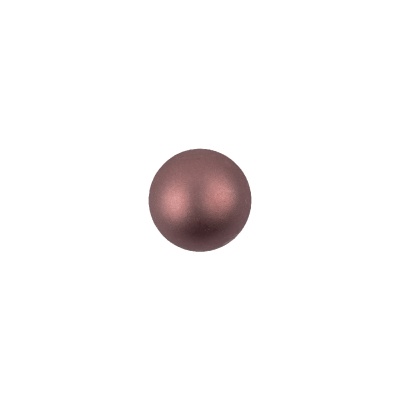 Italian Plum Iridescent Ball Shank Back Button - 16L/10mm | Mood Fabrics