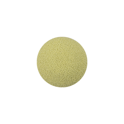 Sunshine Creped Fabric Covered Domed Wool Blend Sew On Button - 25L/16mm | Mood Fabrics
