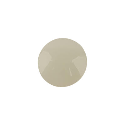Ivory Tinted Nearly Opaque Shank Back Plastic Button - 24L/15mm | Mood Fabrics