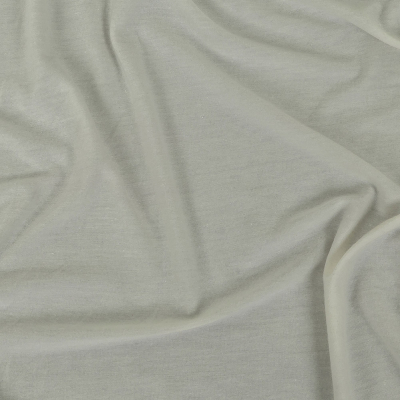 Off-White Stretch Rayon Jersey | Mood Fabrics
