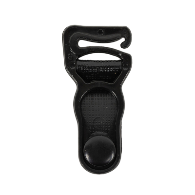 Black Detachable Plastic Garter Clip for 3/8