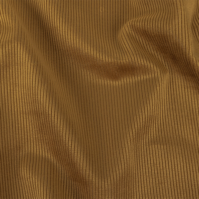 Golden Upholstery Corduroy with Beige Woven Backing | Mood Fabrics