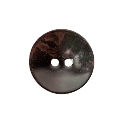 Oil Slick Iridescent 2-Hole Shell Button - 36L/23mm | Mood Fabrics