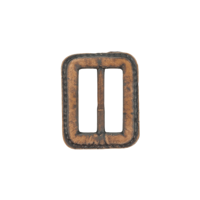 Italian Rugged Brown Faux Leather Slider - 1.5