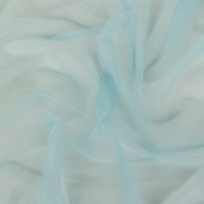 Sky Blue Polyester Stretch Mesh | Mood Fabrics