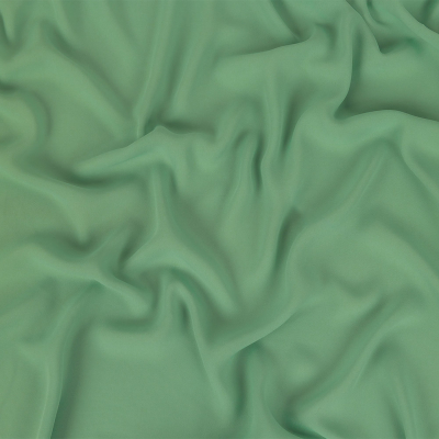 Nile Green Polyester Georgette | Mood Fabrics