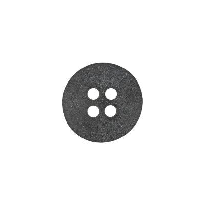 Matte Stone Low Convex 4-Hole Plastic Button - 24L/15mm | Mood Fabrics