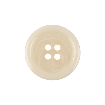 Italian Natural Swirls Tire Rimmed 4-Hole Plastic Button - 36L/23mm | Mood Fabrics