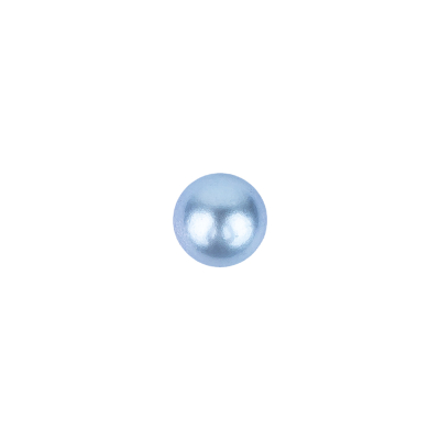Pearlized Periwinkle Shiny Dome Shaped Shank Back Button - 12L/7.5mm | Mood Fabrics