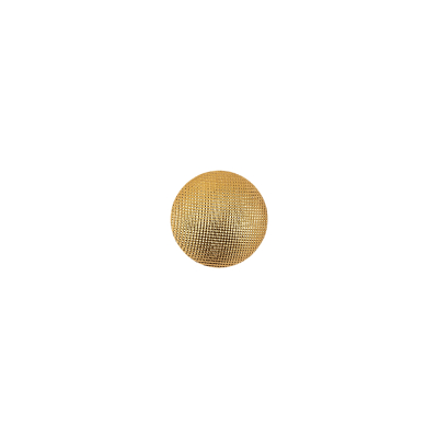 Gold Textured Shank Back Blouse Button - 14L/9mm | Mood Fabrics