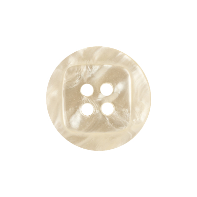 Icicle Iridescent 4-Hole Tiny Mound Jacket Button - 36L/23mm | Mood Fabrics