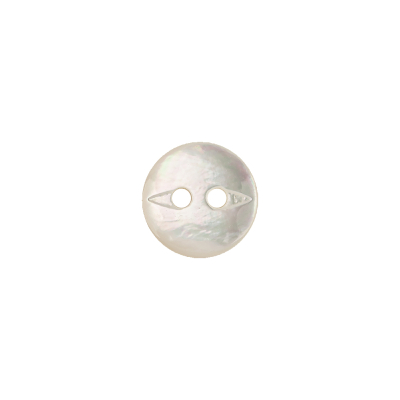 Light Beige Iridescent 2-Hole Fish Eyed Blouse Button - 18L/11.5mm | Mood Fabrics