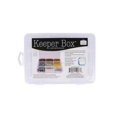 9 Compartment Small Keeper Box - 7.375 x 5.25 x 1.75