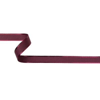 Purple Passion Satin-Edged Grosgrain Ribbon - 0.625