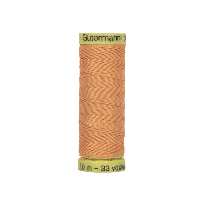 365 Peach 30m Gutermann Heavy Duty Top Stitch Thread | Mood Fabrics