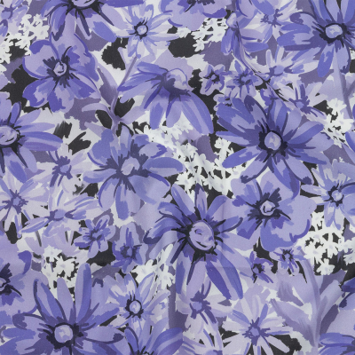 Mood Exclusive Blue Freya's Passion Stretch Cotton Poplin | Mood Fabrics