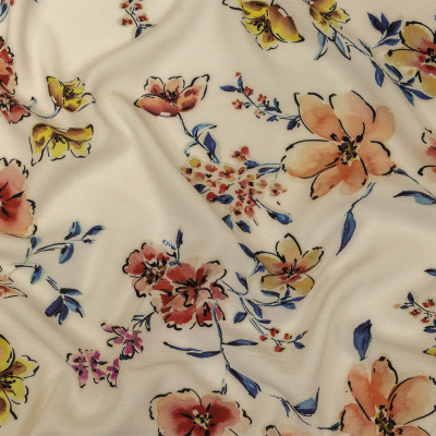 Mood Exclusive Grand Gestures Stretch Polyester Crepe | Mood Fabrics