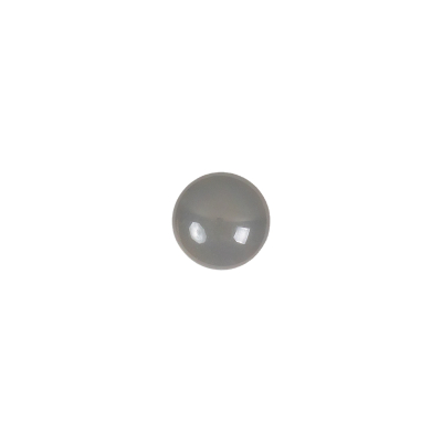 European Dark Gray Half Domed Self Back Glass Button - 14L/9mm | Mood Fabrics
