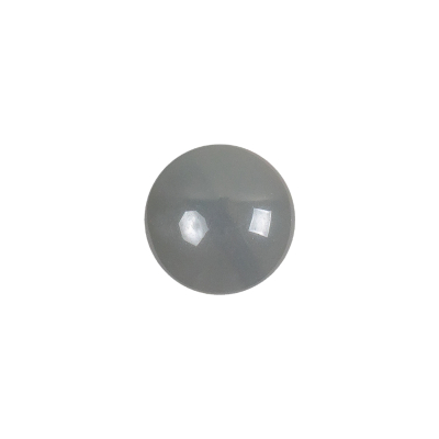 European Dark Gray Half Domed Self Back Glass Button - 20L/12.5mm | Mood Fabrics