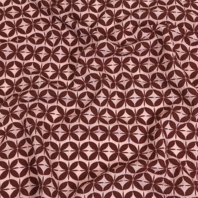 Mood Exclusive Pink Mod Mystery Stretch Polyester Seersucker | Mood Fabrics