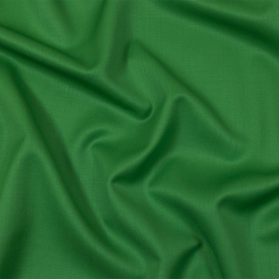 Finn Super 120 Fern Green Merino Wool Suiting | Mood Fabrics