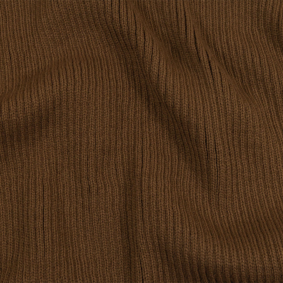 Alta Caramel 2x2 Ribbed Chunky Sweater Knit | Mood Fabrics