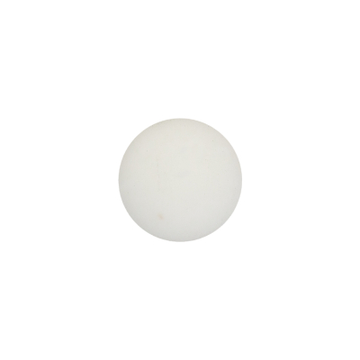 Matte Brilliant White Shank Back Plastic Button - 20L/12.5mm | Mood Fabrics