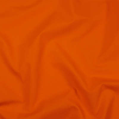 Carrot Polyester and Cotton Poplin | Mood Fabrics