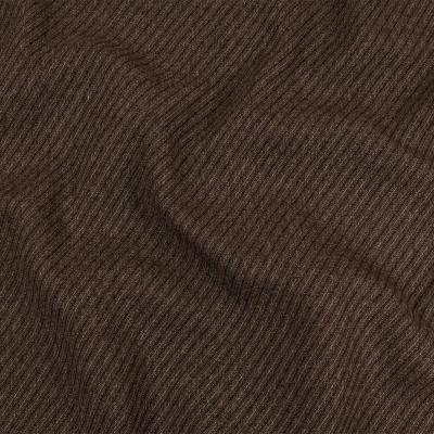 Bracken Diagonal Stripes Blended Wool Twill | Mood Fabrics