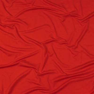 Cyrus Red Premium Ultra-Soft Rayon Jersey | Mood Fabrics