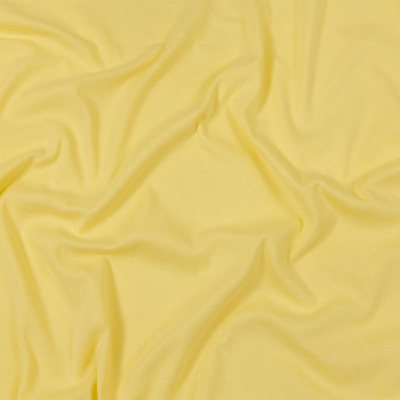 Mellow Yellow Cotton Rib Knit | Mood Fabrics