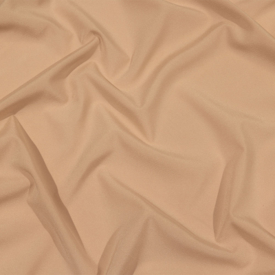 Pink Beige Stretch Polyester Crepe de Chine | Mood Fabrics