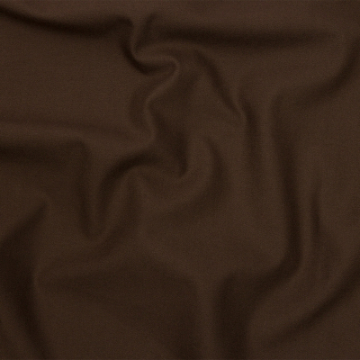 Brown Stretch Cotton Twill | Mood Fabrics