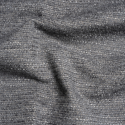 Crypton Platinum Tweedy Stain Resistant Chenille Woven | Mood Fabrics