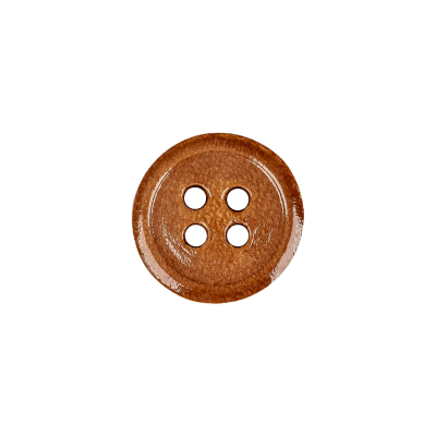 Natural Leather Blazer Button - 24L/15mm | Mood Fabrics