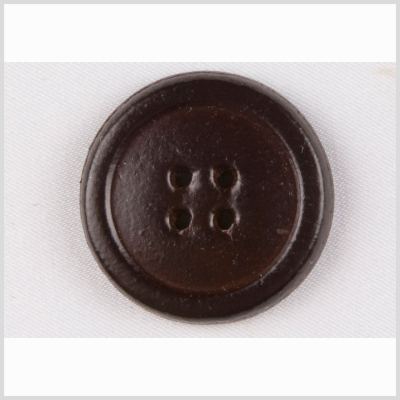 Antique Leather Blazer Button - 36L/23mm | Mood Fabrics