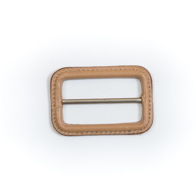 Natural Leather Buckle - 2.625