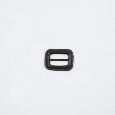 Antique Brown Leather Buckle - 1.25