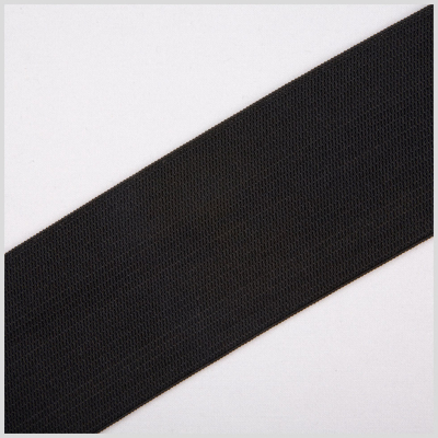 Black Plain Elastic - 0.125