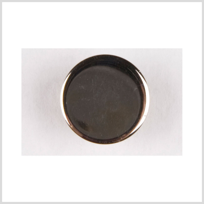 Black Glass Button - 44L/28mm | Mood Fabrics