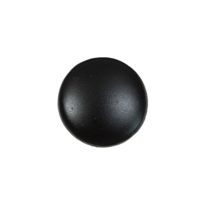 Black Leather Shank Back Button - 30L/19mm | Mood Fabrics
